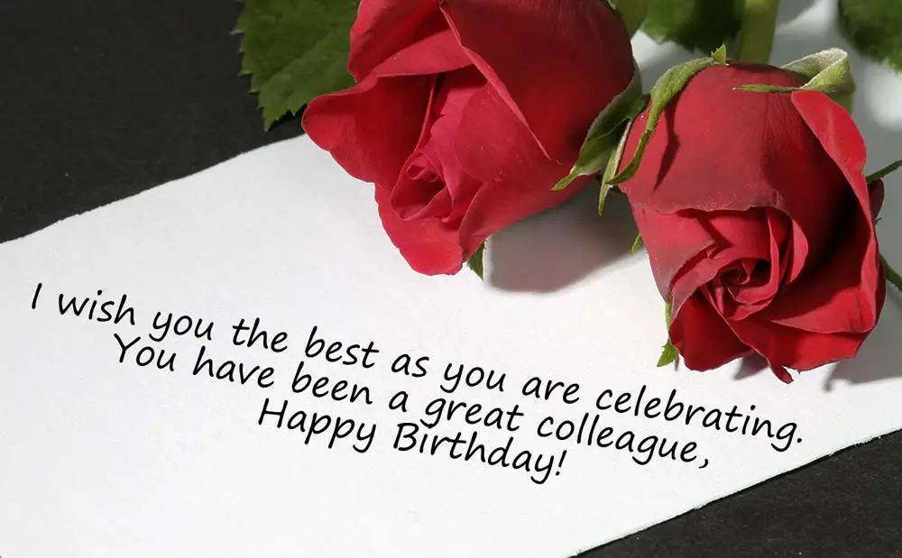 20 Colleague Birthday Wishes - Birthday Songs With Names